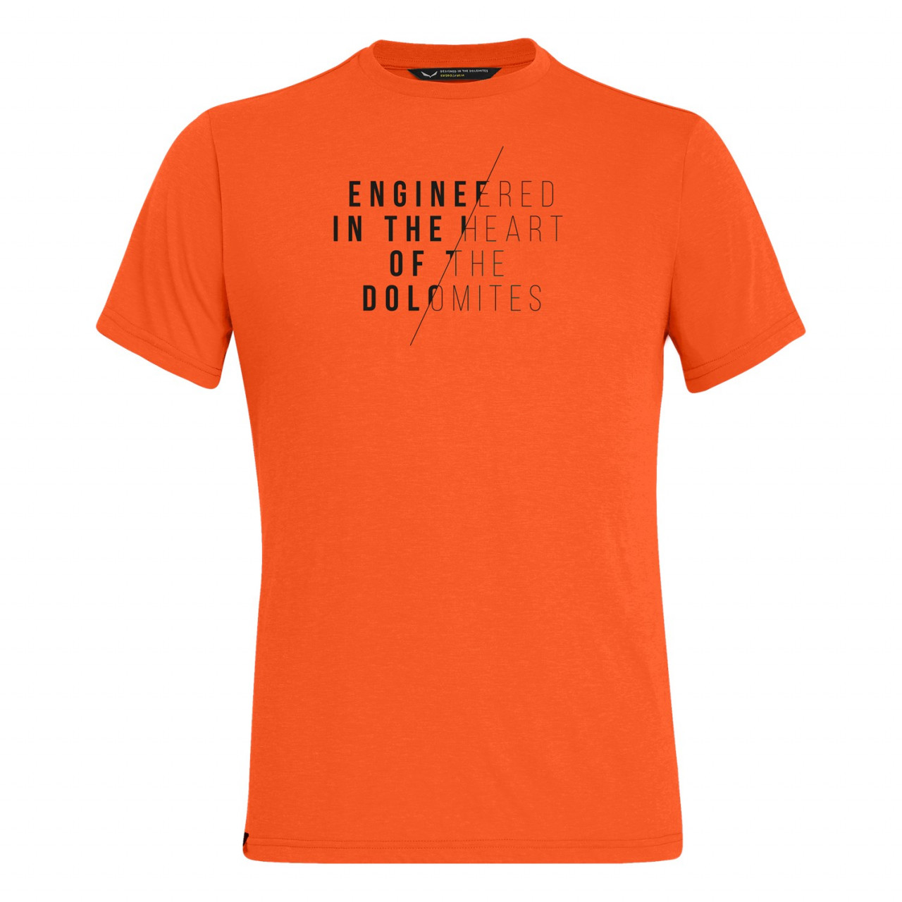 Camisetas Hombre Chile - Salewa Engineered Dri-Release® - Naranjas/Rojas Naranjas - EVDJ-43580